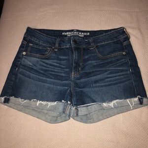 Denim shorts